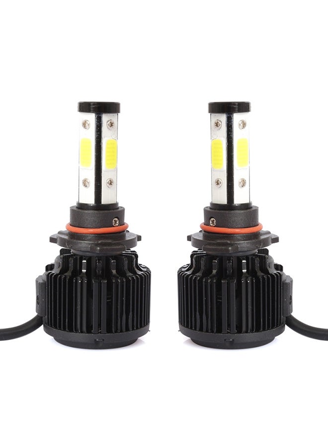 Generic 2-Piece X6 9005 36W 3600LM 6500K 4 COB LED Car Headlight Lamps  - Image 2