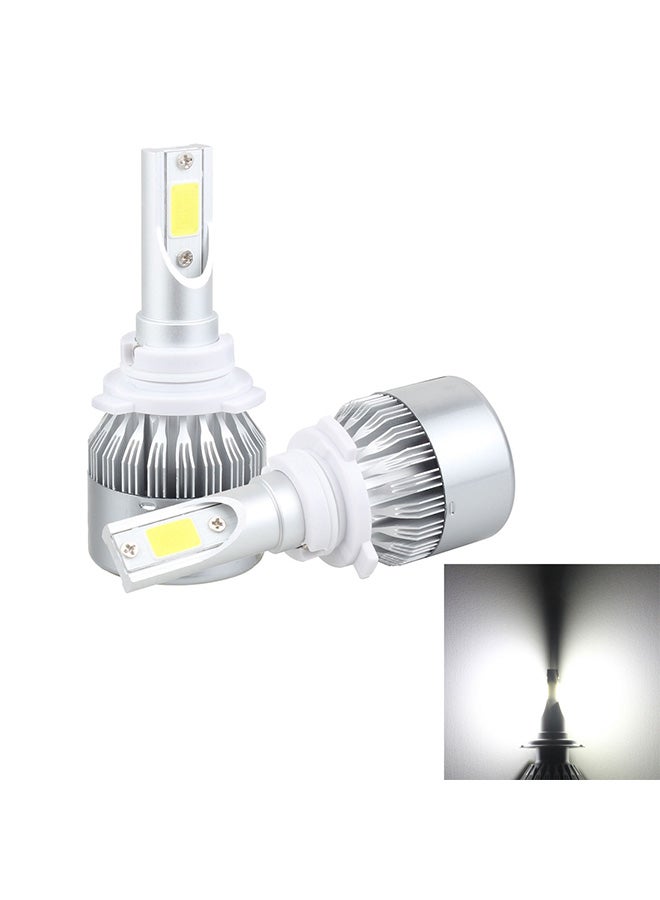 Generic 2-Piece 9005 18W 1800 LM 6000K IP68 Casnbus Constant Current Car LED Headlight With 2 COB Lamps  - Image 2