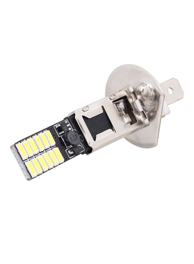 Generic 2-Piece H1 4.8W 720LM 6500K 24 LED SMD 4014 Error-Free Canbus Car Clearance Lights Lamp  - Image 1