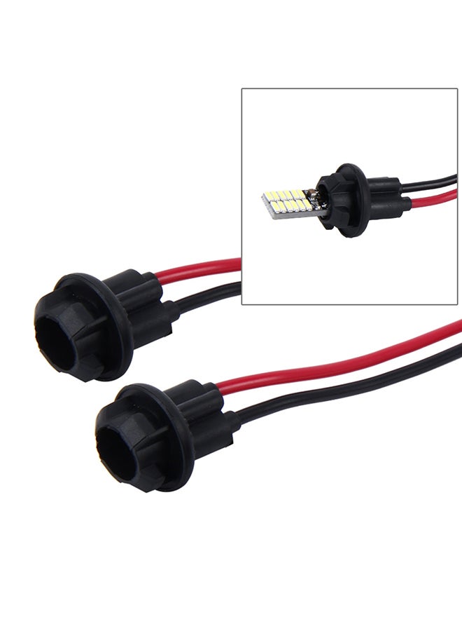 2-Piece T10 Car Auto LED Bulb Socket Holder - Image 2