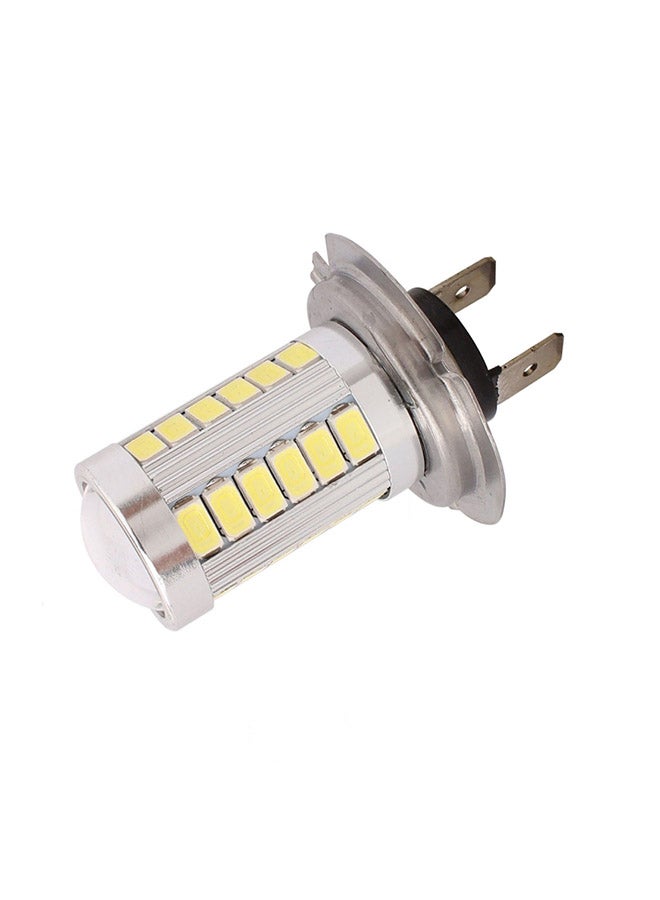 طقم مصابيح فرامل وإشارات انعطاف H7 من 33 ضوء LED 5630 SMD وقدرة 16.5 وات وشدة إضاءة 990 لومن ودرجة حرارة لون 6500 كلفن مكون من قطعتين - Image 1