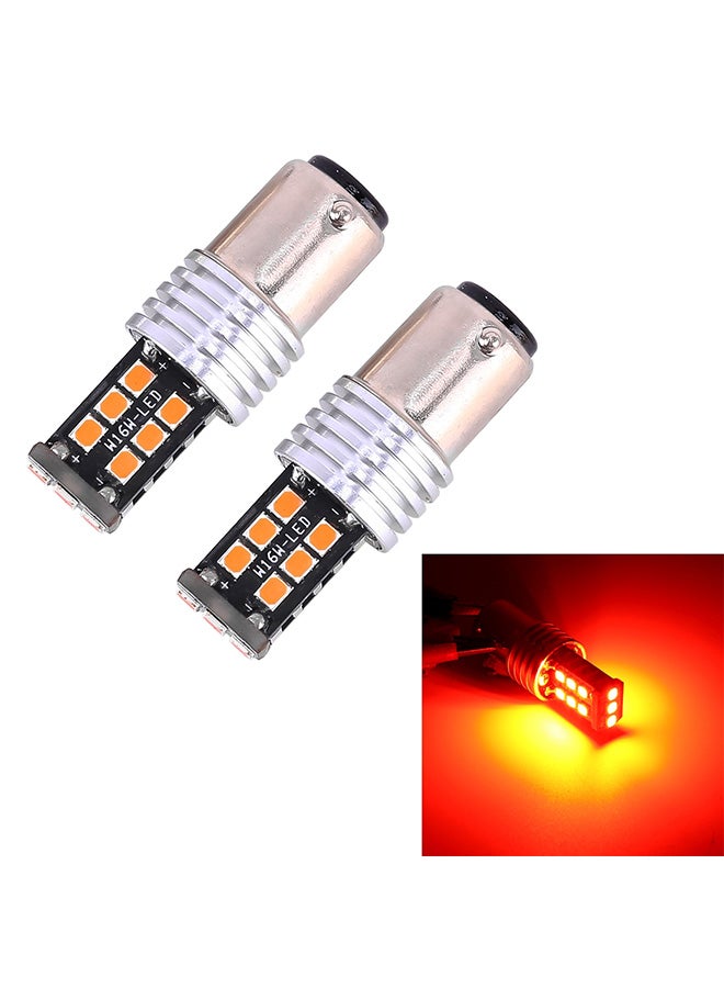 Generic 2-Piece 1157/BAY15D 3W LED 300LM SMD 2835 Car Rear Brake Light For Vehicles - Image 2