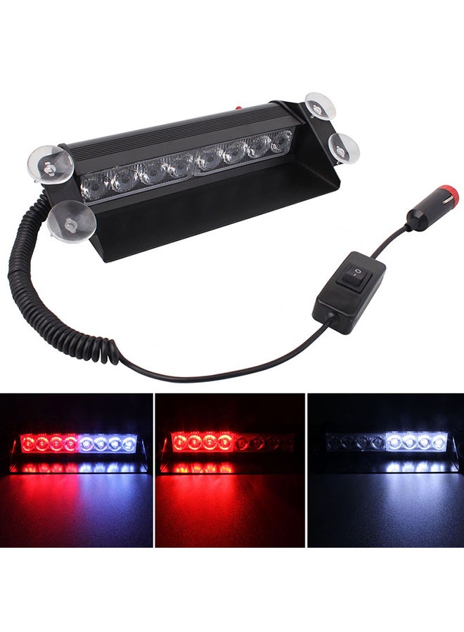 Generic 8W 800LM 8-LED Light 3-Modes Adjustable Angle Car Strobe Flash Dash Emergency Light Warning Lamp With Suckers  - Image 2