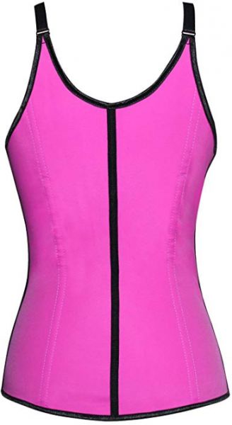 Hook And Eye Corset Pink/Black - Image 2
