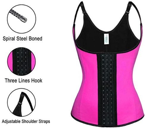 Hook And Eye Corset Pink/Black - Image 3