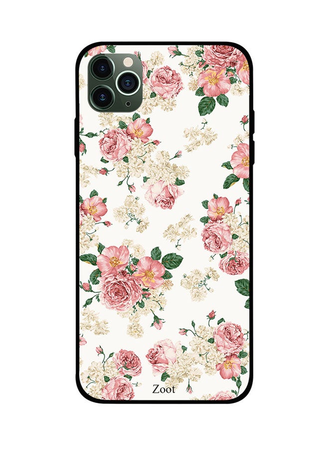 Protective Case Cover For Apple iPhone 11 Pro Peach Roses