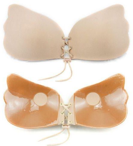 Backless Silicone Bra Beige  - Image 2