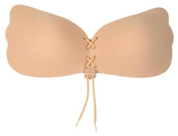 Backless Silicone Bra Beige - Image 1