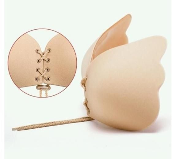 Backless Silicone Bra Beige - Image 3