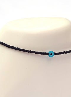 Alwan Cylindrical Beads Evil Eye Anklet  - Image 4