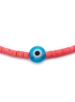 Alwan Cylindrical Beads Evil Eye Anklet  - Image 2