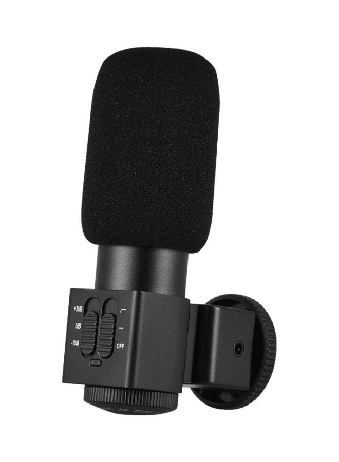 M101 Condenser Microphone For Camera LU-D4828 Black  - Image 2