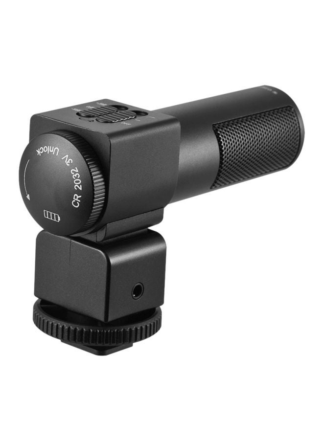 M101 Condenser Microphone For Camera LU-D4828 Black  - Image 4