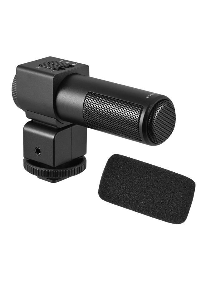 M101 Condenser Microphone For Camera LU-D4828 Black  - Image 5
