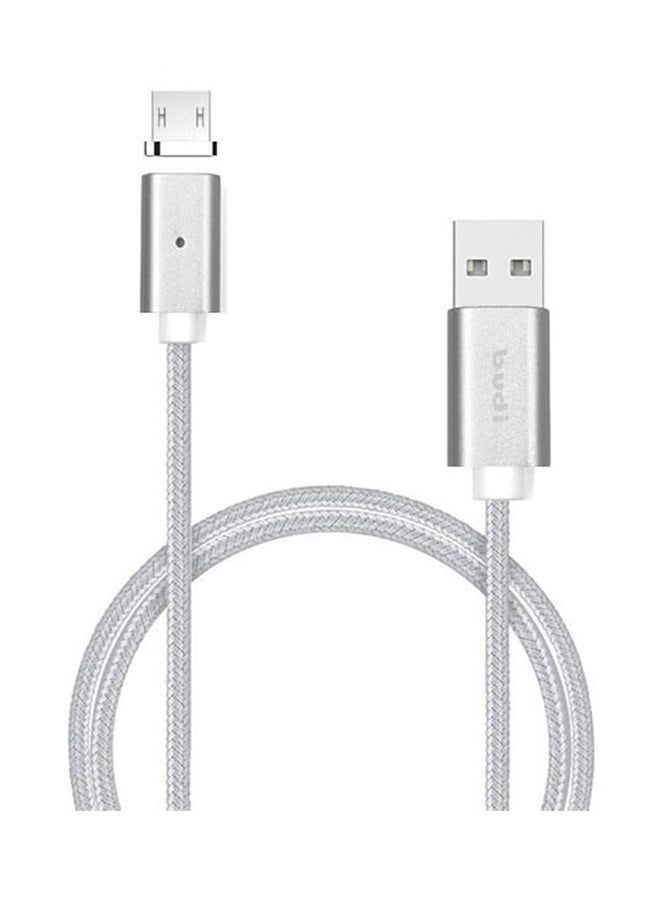 Micro Magnetic Cable Silver