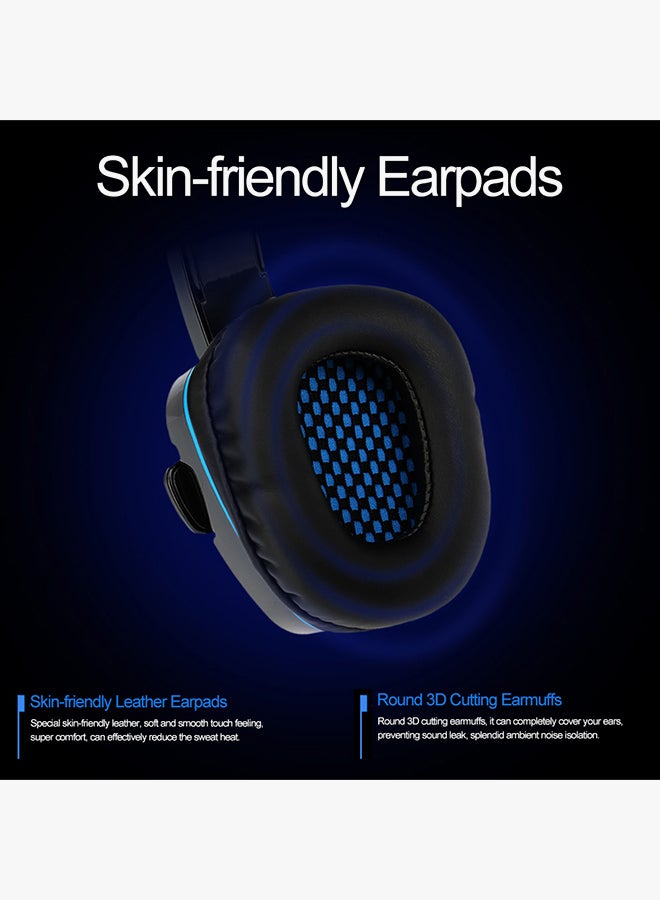 3.5Mm Over Ear Gaming Wired Headphone With Mic