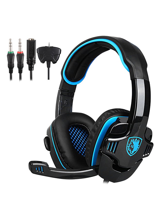 Sades 3.5Mm Over Ear Gaming Wired Headphone With Mic  - Image 4