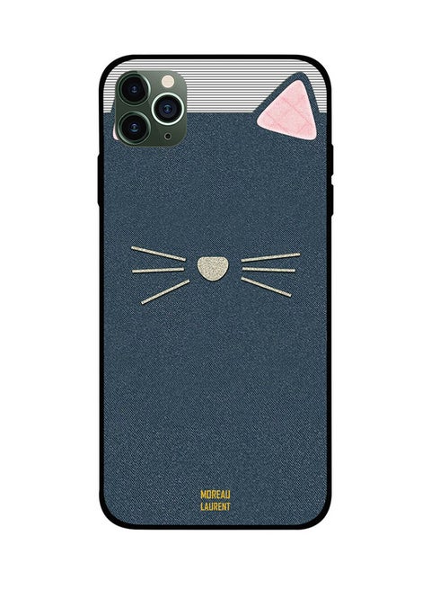 Protective Case Cover For Apple iPhone 11 Pro Max Cat Leather Pattern