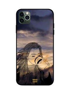 Protective Case Cover For Apple iPhone 11 Pro Max Doodle Girl Drinking Coffee - v1569580875/N30352903A_1