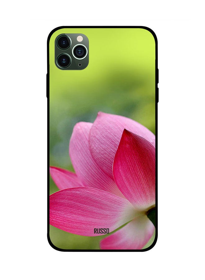 RUSSO Protective Case Cover For Apple iPhone 11 Pro Max Lotus Leaves 