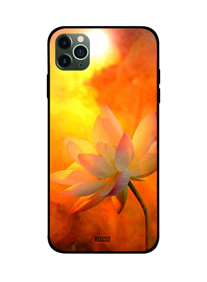 RUSSO Protective Case Cover For Apple iPhone 11 Pro Max Pink Lotus 