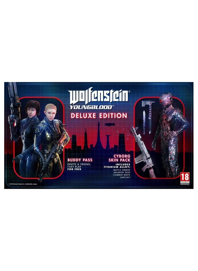 جيكاي جيمز لعبة "Wolfenstein Youngblood" - (إصدار عالمي) - الأكشن والتصويب - بلاي ستيشن 4 (PS4) - Image 3