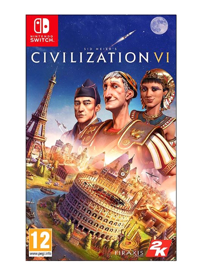 جيكاي جيمز لعبة الفيديو 'Sid Meier's Civilization VI' (إصدار عالمي) - استراتيجية - نينتندو سويتش 