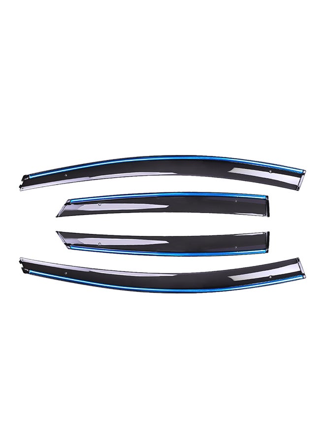Generic - 4-Piece Window Sunny Rain Guard For Ford Focus 2012-2018 Version Hatchback - Image 1