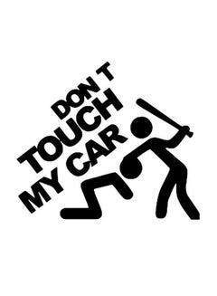 10-Piece Dont Touch My Car Pattern Car Sticker Window Decal