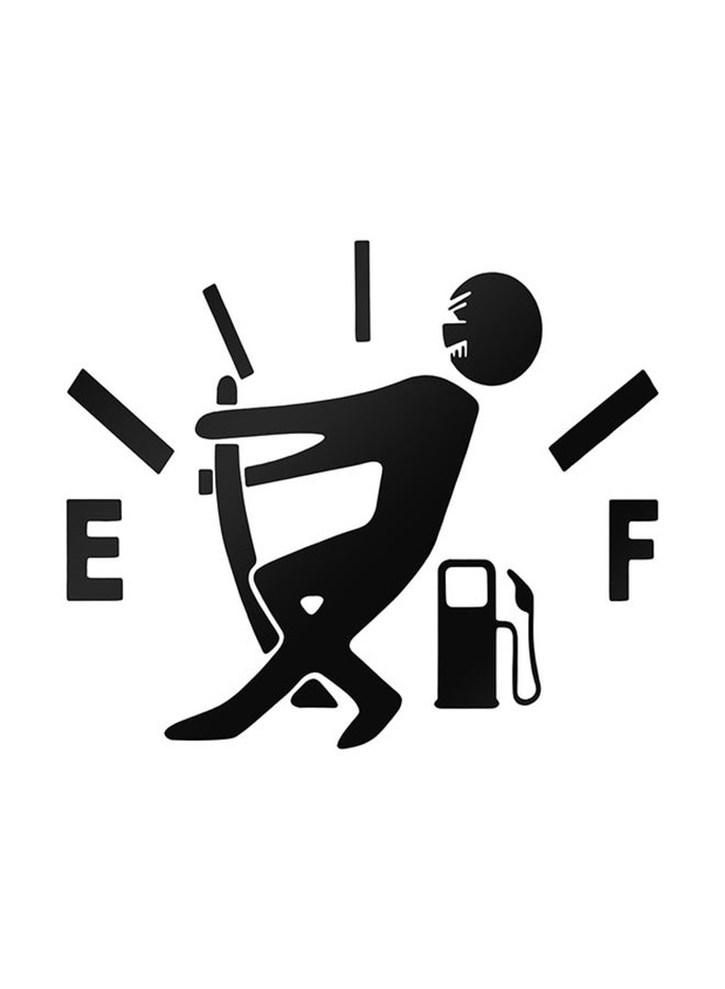 10-Piece Funny Car Sticker Pull Fuel Tank Pointer Reflective Vinyl Car Sticker