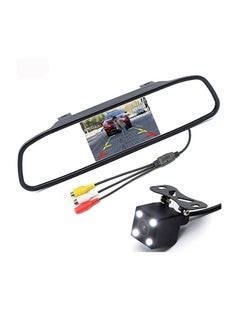PZ603 Car Video Monitor HD Auto Parking LED Night Vision CCD Reverse Rear View Camera With 4.3 inch Car Rear View Mirror