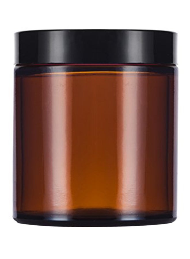 JUVITUS 2 Pack Glass Straight Sided Jar Black/Brown  - Image 1