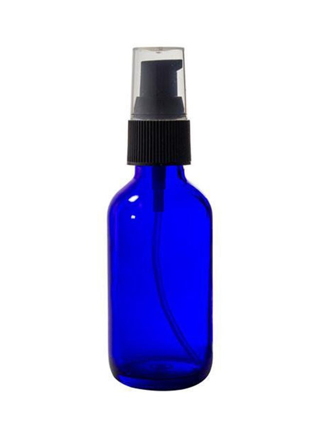 JUVITUS 12 Pack Glass Boston Round Treatment Pump Bottle Blue  - Image 1