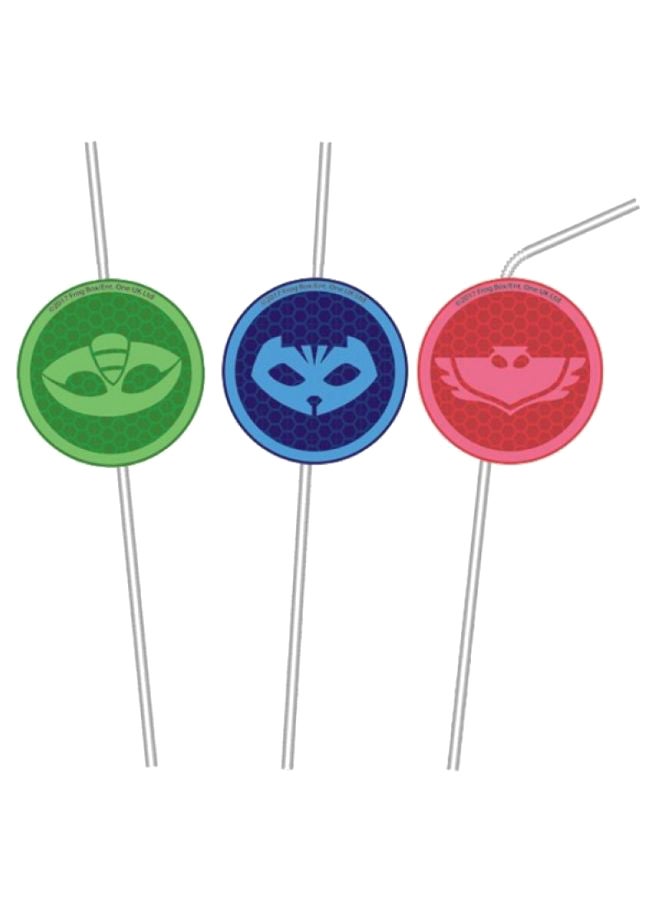 Procos 3-Piece Medallion Drinking Straw Set 88639 - Image 1