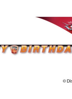 Procos Cars 3 Happy Birthday Banner 87804 2meter  - Image 2