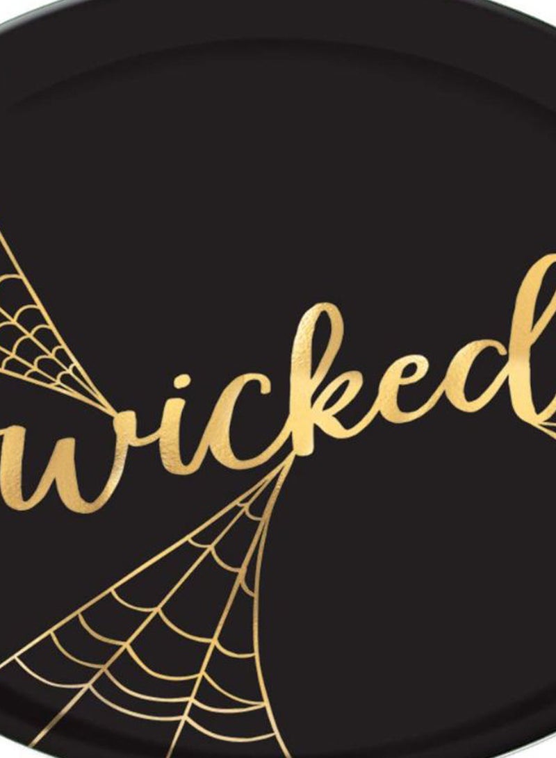 أمسكان طبق بطبعة كلمة "Wicked" طراز 430761 14بوصة - Image 2