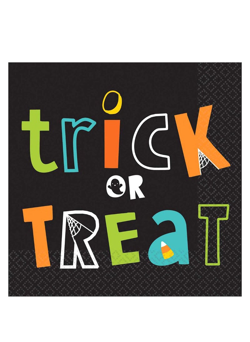 Amscan 16-Piece Trick Or Treat Lunch Tissue Set 5100008 - Image 1