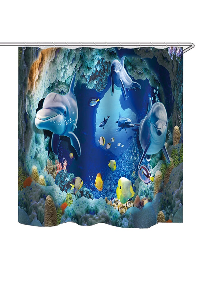 Waterproof Shower Curtain Multicolour 180X180X0.3cm - Image 1