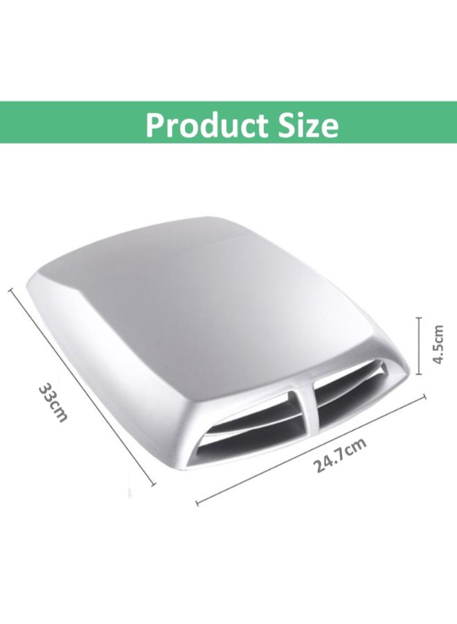Generic Turbo Style Air Intake Bonnet Scoop  - Image 3
