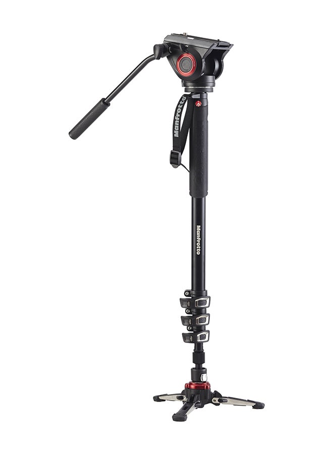 Manfrotto - MVMXPRO500US XPRO Aluminum Video Head Monopod Black - Image 1