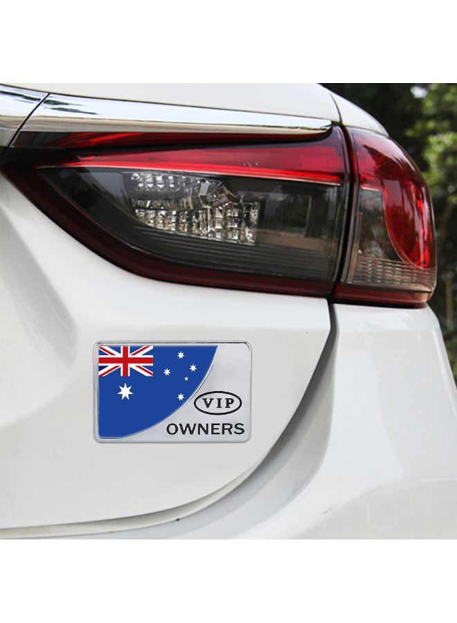 Generic Australia Flag Pattern Metal Decorative Sticker  - Image 4