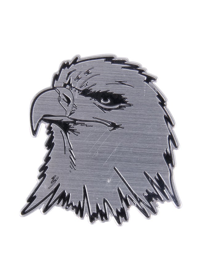 Generic Owl Head Shape Metal Sticker For Car  - Image 1