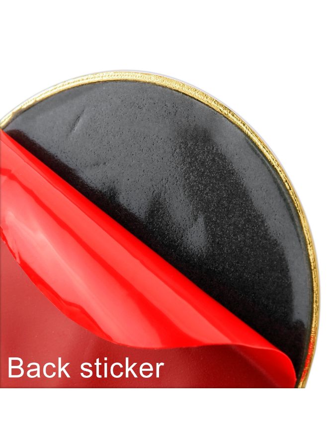 Generic Iranian Flag Pattern Front Grill Metal Decorative Sticker  - Image 3