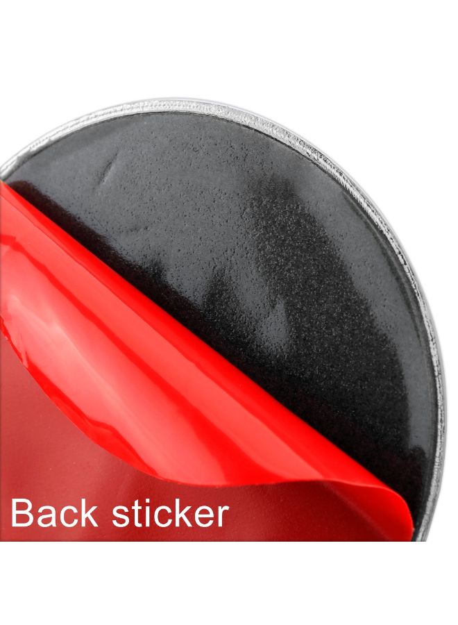 Generic Brazilian Flag Pattern Front Grill Metal Decorative Sticker  - Image 4