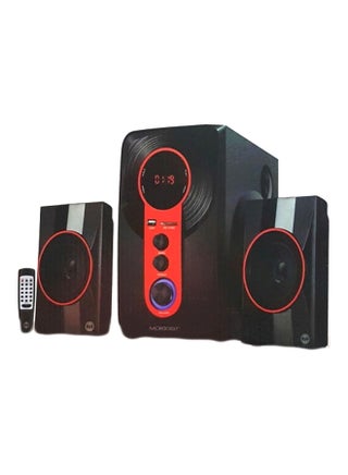 4-Piece Bluetooth Multimedia Speaker Set MD801MS Black/Red - v1569586498/N30400241A_1