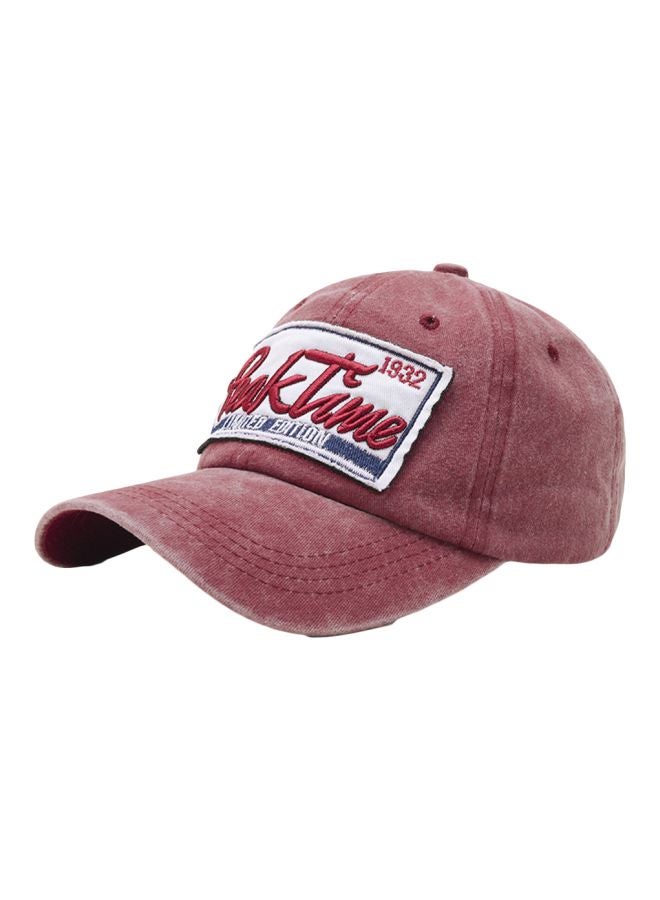 Peak Time Limited Edition Cricket Cap Red - Image 1