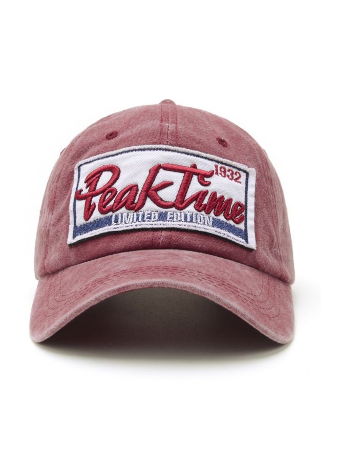 Peak Time Limited Edition Cricket Cap Red - Image 2