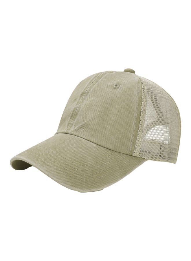 Embroidered Cricket Cap Brown 