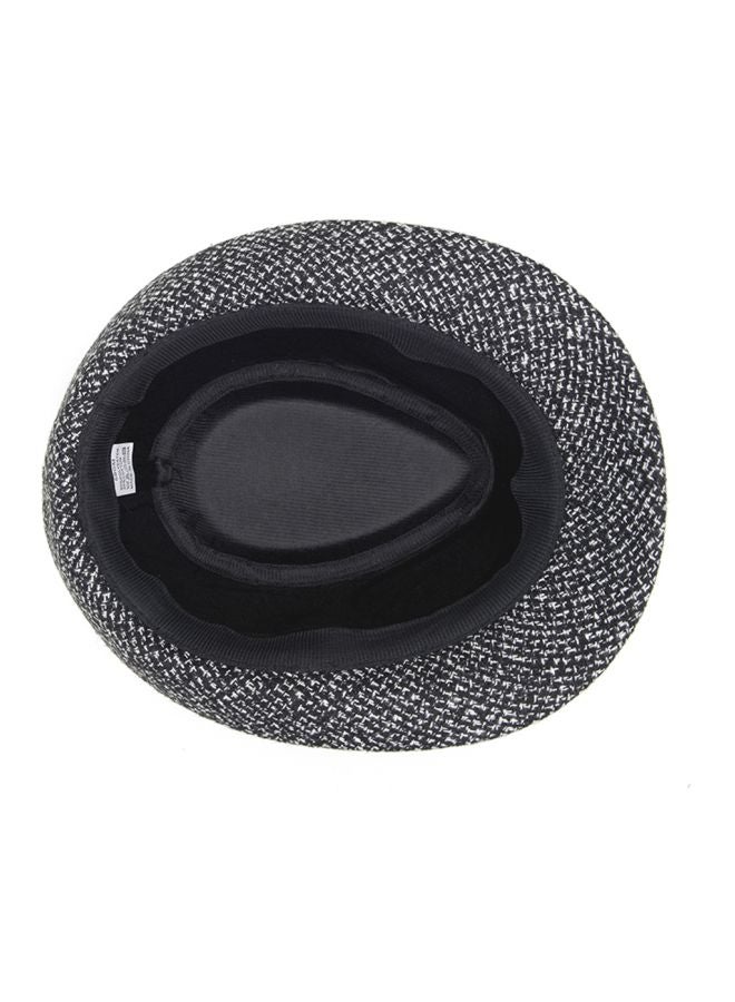 قبعة جاز واقية من الشمس أسود/ أبيض - Image 3