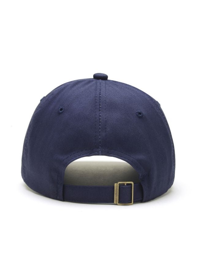 Embroidered Cricket Cap Blue  - Image 2
